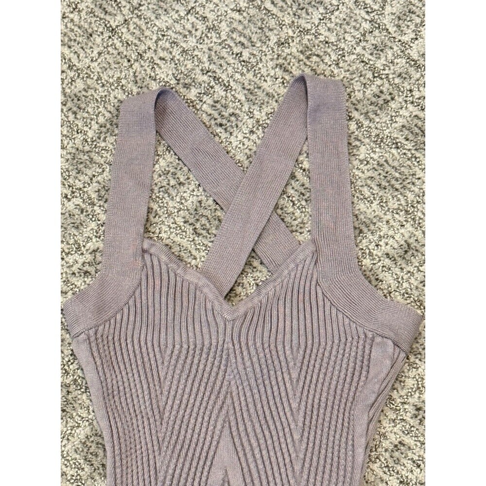 Abercrombie & Fitch‎ Sweater Bodysuit Purple/Grey May be a little more purple XS - Picture 3 of 6